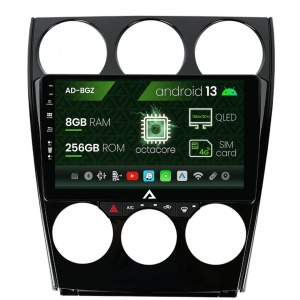 Navigatie Mazda 6 (2002-2008), Android 13, Z-Octacore , 8GB RAM , 256GB ROM, 9 Inch - AD-BGZ9008,AD-BGRKIT321
