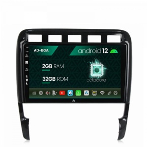 Navigatie Porsche Cayenne (2002-2010), Android 12, A-Octacore , 2GB RAM , 32GB ROM, 9 Inch - AD-BGA9002,AD-BGRKIT057