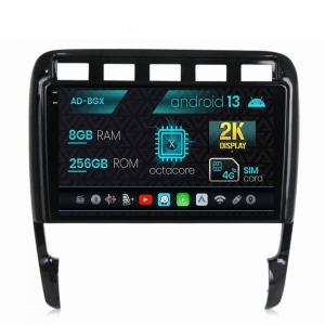 Navigatie Porsche Cayenne (2002-2010), Android 13, X-Octacore , 8GB RAM , 256GB ROM, 9.5 Inch - AD-BGX9008,AD-BGRKIT057