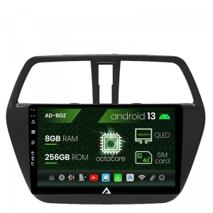 Navigatie Suzuki SX4 S-Cross (2012-2016), Android 13, Z-Octacore , 8GB RAM , 256GB ROM, 9 Inch - AD-BGZ9008,AD-BGRKIT305