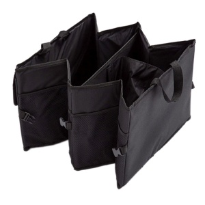Organizator portbagaj auto cu 9 buzunare, 55 x 38 x 26cm, culoare neagra - Img 4