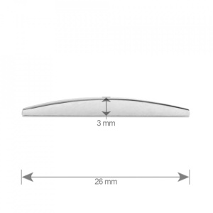 Ornament auto 3d. litera b. 26 mm. cromat