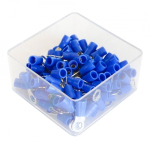 Set 100 Papuci Electrici Terminali Tip Inel Izolati 4.3Mm