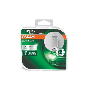 Set 2 Becuri 12V H7 55 W Ultra Life Osram