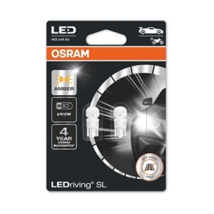 SET 2 BECURI LED 12V TIP WY5W GALBEN