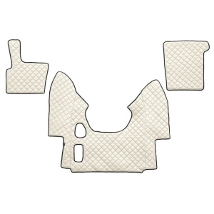 Set 3 covorase camion F-Core, Piele-ECO, pentru DAF XF 95, transmisie manuala, 2002-2006, Bej