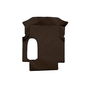 Set 3 covorase camion F-Core, Piele-ECO, pentru MAN TGA, cabina lata 250 cm, Maro - Img 3