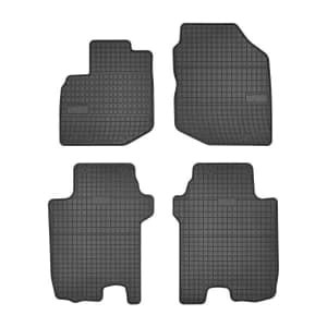 Set 4 covorase auto MAMMOOTH, Cauciuc, pentru HONDA JAZZ III 2008+ LIFTBACK, Negru
