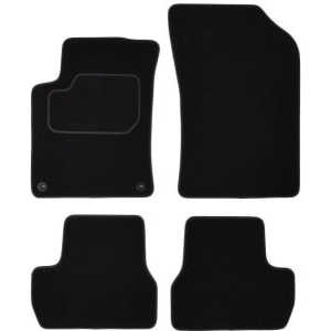 Set 4 covorase auto MAMMOOTH, Velur, pentru CITROEN C3 II 2009+ SALOON, Negru