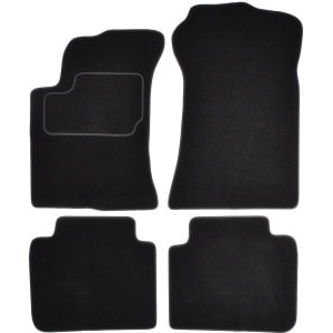 Set 4 covorase auto MAMMOOTH, Velur, pentru KIA CERATO 2004+ SALOON, Negru