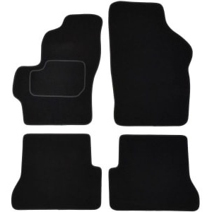 Set 4 covorase auto MAMMOOTH, Velur, pentru MAZDA 3 2003-2009 SALOON, Negru