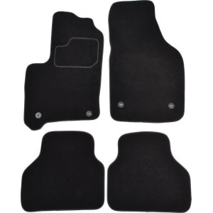 Set 4 covorase auto MAMMOOTH, Velur, pentru OPEL MERIVA A 2003-2010 VAN, Negru