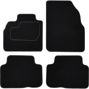 Set 4 covorase auto MAMMOOTH, Velur, pentru RENAULT SCENIC II 2003-2009 VAN, Negru