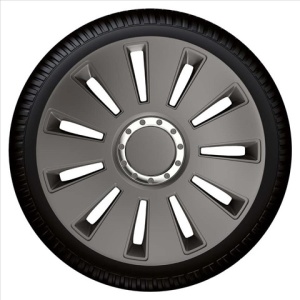 Set capace roti jante r14 silverstone pro dark