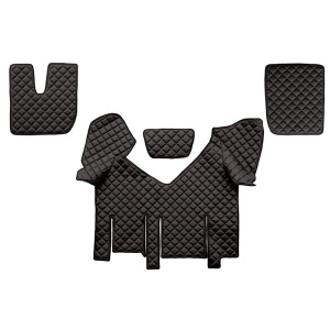 Set covorașe F-CORE pentru IVECO STRALIS II 06.16-, Piele Matlasată Eko, 4 Bucăți