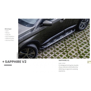 Set Praguri laterale Sapphire 229 cm pentru SSANGYONG MUSSO GRAND (Q200) DOUBLE CAB 18- - Img 2