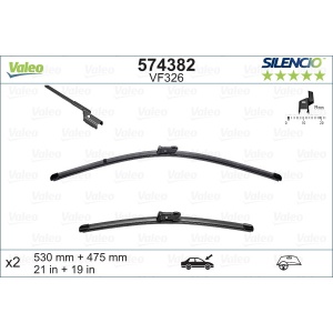 Set stergator Valeo Silencio Flat