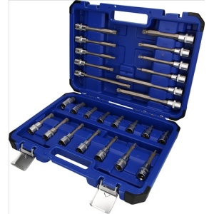 Set Tubulare 1/2 Cu Bit Xzn M5-M16, 26 Pcs-Brilliant
