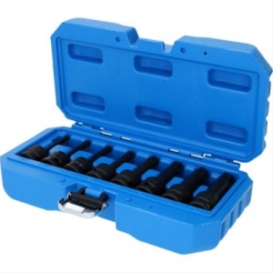 Set Tubulare De Impact 1/2 Cu Bit Torx T30 - T80 Lung 8 Pcs-Brilliant Tools