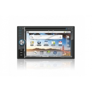 Sistem multimedia 2DIN Merker Galaxy DVD, GPS, LCD 6.2′′, 800x480 px, tuner radio PLL, cameră retrovizoare