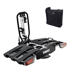 Suport biciclete Thule EasyFold XT 3 - cu prindere pe carligul de remorcare - pentru 3 biciclete + Geanta transport THULE 9344