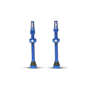 Valva Tubeless bicicleta P2R FR-11C, AL, 60mm, Albastru (OEM)