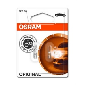 2722-02B Blister 2 Becuri 12V2W W1,2W Original Osram