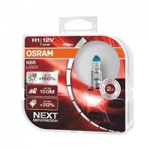 64150Nl-Hcb Set 2 Becuri H1 12V55W Night Breaker Laser Nextgen 150% Osram
