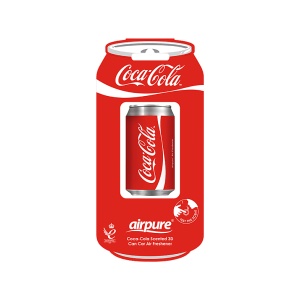 AIRPURE Odorizant auto, cutie de sifon 3D, Coca Cola original