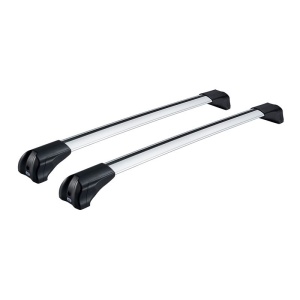 Bare transversale din aluminiu Cruz Airo Fuse Gri pentru Mercedes E (W211), 4 usi, model 2002-2009 cu puncte fixe