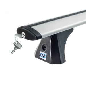 Bare transversale din aluminiu CRUZ Airo X128 pentru Dacia Logan, 4 usi, model 2013+ plafon normal - Img 4