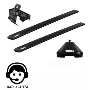 Bare transversale Thule Evo WingBar Black, sistem cu prindere pe plafon normal (diverse coduri)