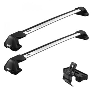 Bare transversale Thule WingBar Edge Silver dedicate pentru BMW X4 (F26), 5 usi, model 2014-2018 cu plafon normal