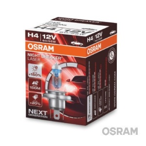 BEC 12V H4 60/55 W NIGHT BREAKER LASER NextGen +150% OSRAM