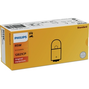 BEC AUXILIAR R5W BA15s 12V (Se Factureaza Cate 10) PHILIPS