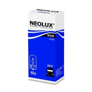 BEC FARA SOCLU 24V W3W SET 10 BUC NEOLUX