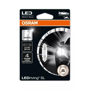 Bec Osram C5W LEDriving SL Alb Off-Road 36 mm SV8.5-8