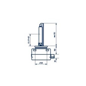 BEC XENON 85V D1S 4000 K NARVA