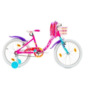 Bicicleta Copii DHS Icecream - 20 Inch, Roz