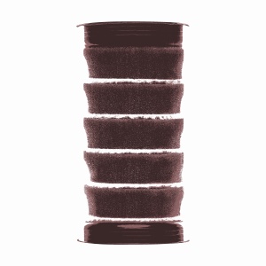 Burete polish ultra fin Ewocar Burgundy Special Finish Pad 45mm, set 5 bucati