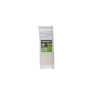 Coliere plastic 2,5x200 Alb - Set 100 buc