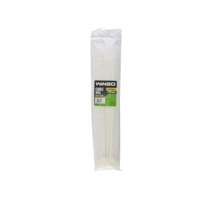 Coliere plastic 4,8x380 Alb - Set 100 buc