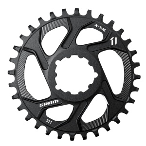 Foaie Angrenaj Sram X-Sync Offset 0 - 11 Viteze, 30 T, Negru