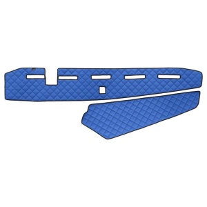 Husa bord camion F-Core, Piele-ECO, pentru VOLVO FH 16, Albastru