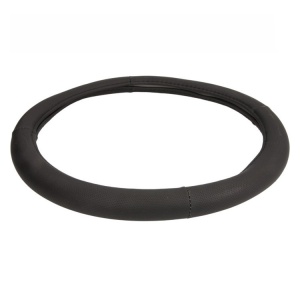 Husa volan poliuretan, negru compatibil cu volane cu diametrul între 36.5 - 38 cm