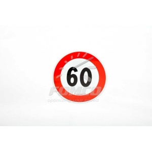 Indicator auto reflectorizant limită viteză 60km