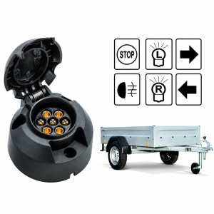 Instalație electrică specială TBM-G7 cu 7 pini pentru carligele Auto-Hak