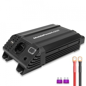 Invertor Premium 12V =>230 V 600W + USB HEYNER® Mobile Power S PRO
