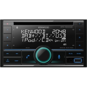 Kenwood dpx-7200dab 2din radio cu cd/usb/bluetooth si digital radio dab+