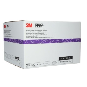 Kit cu sita de 200U cu 50 pungi si 50 capace 3M - 260003M PPS 2.0 STD (22OZ,650ML)